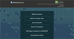 Desktop Screenshot of mikeholober.com