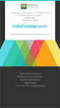 Mobile Screenshot of mikeholober.com